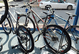 more bicycles on display at Cycles and Things in Cumberland, Maryland